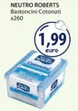 Acqua & Sapone NEUTRO ROBERTS Bastoncini Cotonati x260 offerta