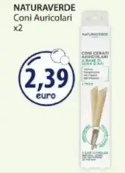 Acqua & Sapone NATURAVERDE Coni Auricolari x2 offerta