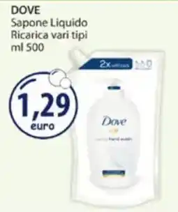 Acqua & Sapone DOVE Sapone Liquido Ricarica vari tipi offerta