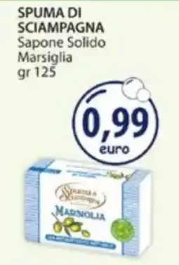 Acqua & Sapone SPUMA DI SCIAMPAGNA Sapone Solido Marsiglia offerta