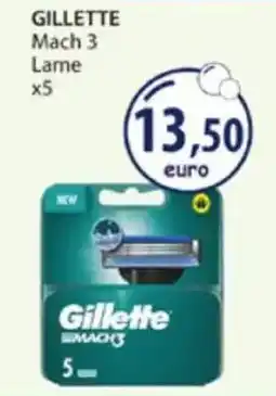 Acqua & Sapone GILLETTE Mach 3 Lame x5 offerta