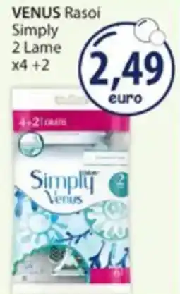 Acqua & Sapone VENUS Rasoi Simply 2 Lame offerta