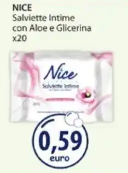 Acqua & Sapone NICE Salviette Intime con Aloe e Glicerina x20 offerta