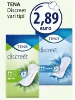 Acqua & Sapone TENA Discreet vari tipi offerta