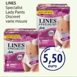 Acqua & Sapone LINES Specialist Lady Pants Discreet varie misure offerta