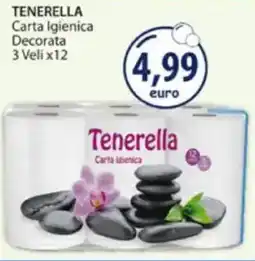 Acqua & Sapone TENERELLA Carta Igienica Decorata 3 Veli x12 offerta