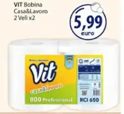 Acqua & Sapone VIT Bobina Casa&Lavoro 2 Veli x2 offerta