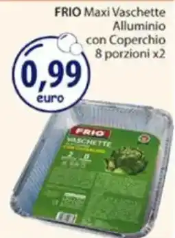 Acqua & Sapone FRIO Maxi Vaschette Alluminio con Coperchio 8 porzioni x2 offerta