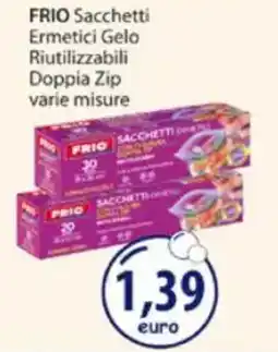 Acqua & Sapone FRIO Sacchetti Ermetici Gelo Riutilizzabili Doppia Zip varie misure offerta