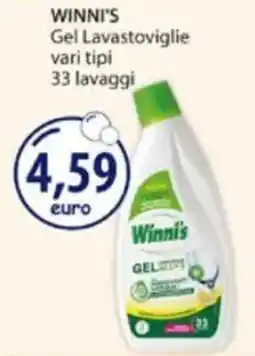 Acqua & Sapone WINNI'S Gel Lavastoviglie vari tipi offerta