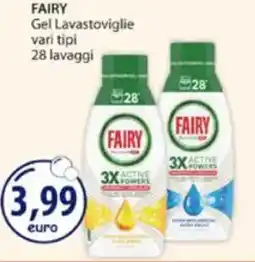 Acqua & Sapone FAIRY Gel Lavastoviglie vari tipi 28 lavaggi offerta