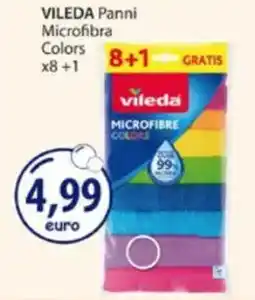 Acqua & Sapone VILEDA Panni Microfibra Colors offerta