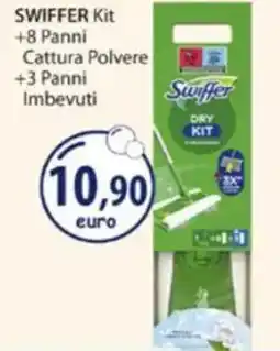 Acqua & Sapone SWIFFER Kit +8 Panni Cattura Polvere +3 Panni Imbevuti offerta
