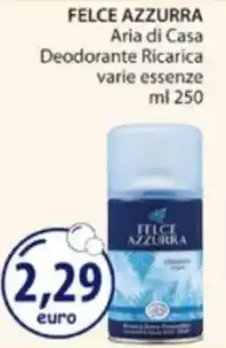 Acqua & Sapone FELCE AZZURRA Aria di Casa Deodorante Ricarica varie essenze offerta
