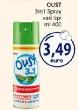 Acqua & Sapone OUST 3in1 Spray vari tipi offerta