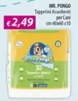 Acqua & Sapone MR. PONGO Tappetini Assorbenti per Cani cm 60x60x10 offerta