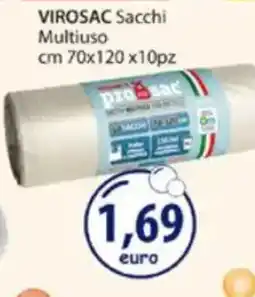 Acqua & Sapone VIROSAC Sacchi Multiuso cm 70x120 offerta