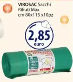 Acqua & Sapone VIROSAC Sacchi Rifiuti Max cm 80x115 offerta