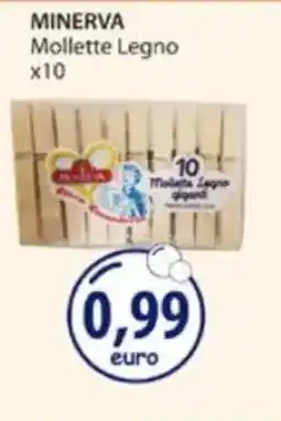 Acqua & Sapone MINERVA Mollette Legno offerta