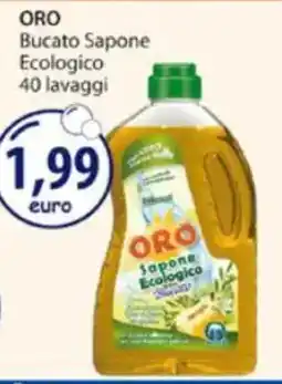 Acqua & Sapone ORO Bucato Sapone Ecologico 40 lavaggi offerta