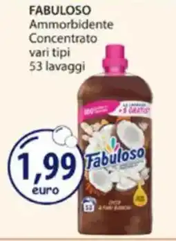 Acqua & Sapone FABULOSO Ammorbidente Concentrato offerta
