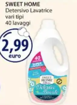 Acqua & Sapone SWEET HOME Detersivo Lavatrice offerta