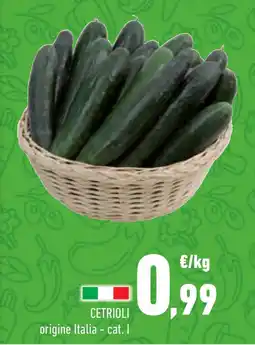 Conad Superstore Cetrioli offerta