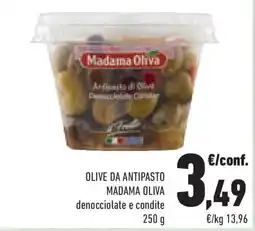 Conad Superstore Olive da antipasto MADAMA OLIVA offerta