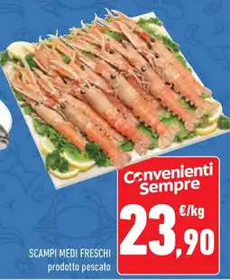 Conad Superstore Scampi medi freschi offerta