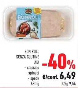 Conad Superstore Bon roll senza glutine AIA offerta