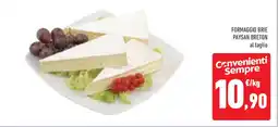 Conad Superstore Formaggio brie paysan breton offerta