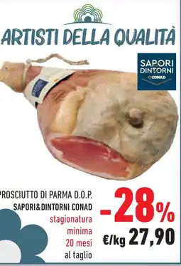 Conad Superstore Prosciutto di parma d.o.p. SAPORI&DINTORNI CONAD offerta