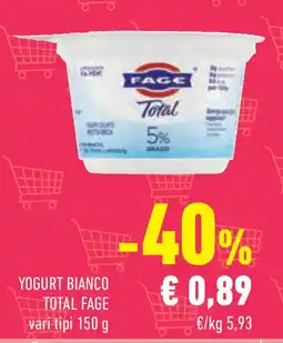 Conad Superstore Yogurt bianco total FAGE offerta