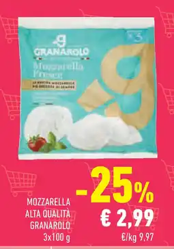 Conad Superstore Mozzarella alta qualità GRANAROLO offerta