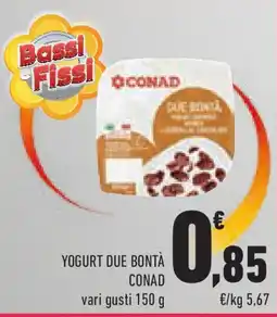Conad Superstore Yogurt due bontà CONAD offerta