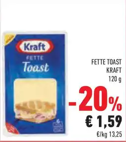 Conad Superstore Fette toast KRAFT offerta