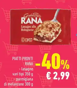 Conad Superstore Piatti pronti RANA offerta