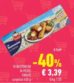 Conad Superstore 18 bastoncini di pesce FINDUS offerta