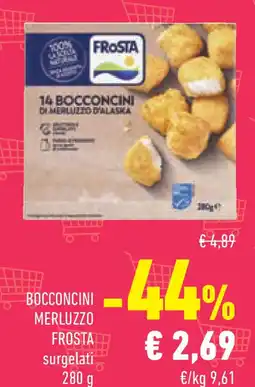 Conad Superstore Bocconcini merluzzo FROSTA offerta
