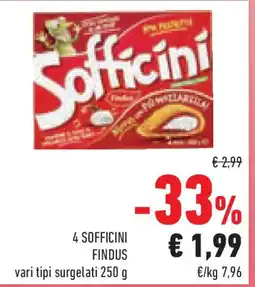 Conad Superstore 4 sofficini FINDUS offerta