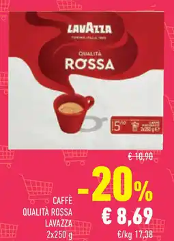 Conad Superstore Caffè qualità rossa LAVAZZA offerta