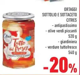 Conad Superstore Ortaggi sottolio e sottaceto CITRES offerta