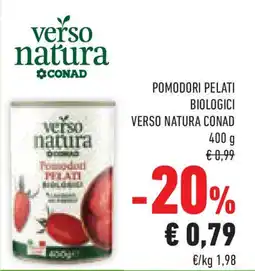 Conad Superstore Pomodori pelati biologici VERSO NATURA CONAD offerta