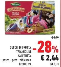 Conad Superstore Succhi di frutta triangolini VALFRUTTA offerta
