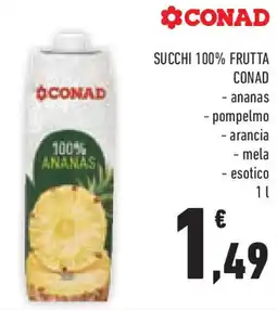 Conad Superstore Succhi 100% frutta CONAD offerta