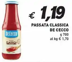 Coal Passata classica de cecco offerta
