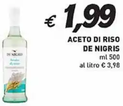 Coal Aceto di riso de nigris offerta