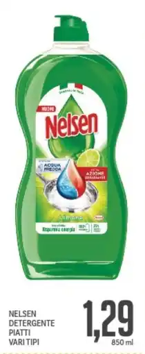 Supermercati Piccolo Nelsen detergente piatti vari tipi offerta
