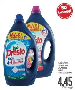Supermercati Piccolo Bio presto detersivo lavatrice varie profumazioni offerta