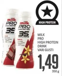 Supermercati Piccolo Milk pro high protein drink vari gusti offerta